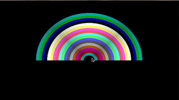 Program to Draw Rainbow computer graphics using c++ in hindi | in style of Code G