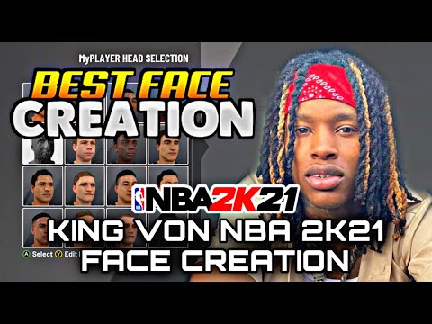 KING VON FACE CREATION IN 2K23 - HOW TO LOOK LIKE KING VON 🎯 @kingvon8062  DRIPPY FACE SCAN 🔥 