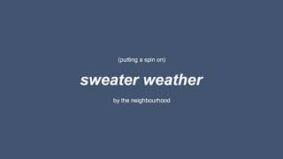 putting a spin on sweater weather - egg