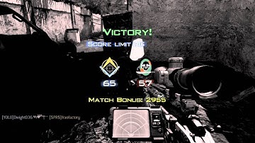 MW3 Quick Scope Final Kill