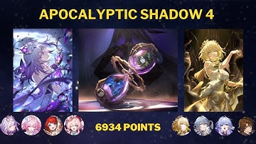 NEW! Apocalyptic Shadow | Floor 4 | E0S0 Castorice w/ Cyrene | E0S1 Aglaea - Honkai: Star Rail v3.7