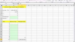 Excel Finance Class 41: Interest Only Loan Schedule. 