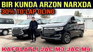 JAC M3 va JAC M4 AYNI OLADIGAN VAXT... NARXI OSHMASDAN OLING... TASHKENT MOTORS...