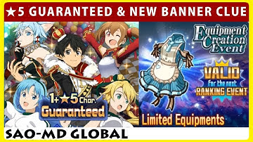 5stars Guaranteed & The Next New Banner / Ranking Event Clue (SAOMD Memory Defrag)