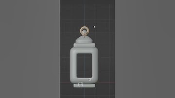 Modeling Cozy 3D Lantern in Blender 🏮 #blender3d #blender #blender3dmodel