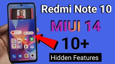 Redmi note 10 miui 14 hidden features | miui 14 hidden settings