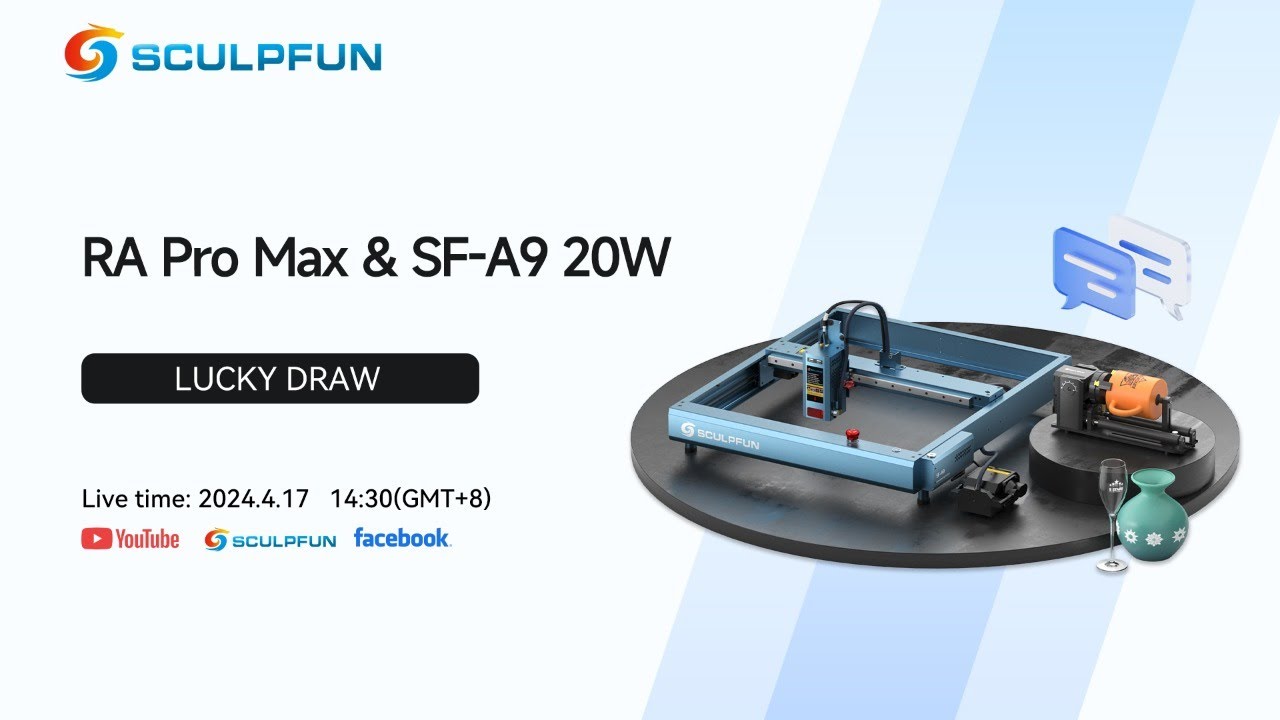 Only for Sculpfun iCube Series Laser Engraver —— Honeycomb+Air Assist Set | Upgrade Cutting Ability