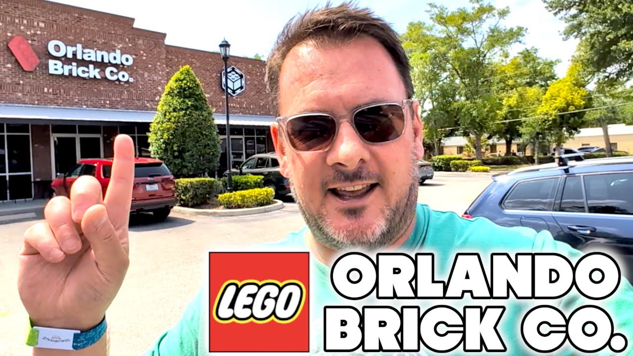 Exploring Orlando Brick Company: HUGE LEGO Store & Epic City Display!