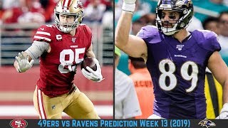 San Francisco 49ers vs Baltimore Ravens Prediction Week 13 (2019)