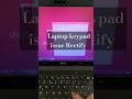 Laptop keyboard not working #touchpad #lenovo #hp