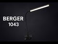 Berger 1043-TL-10 Black — nowoczesna lampa biurkowa