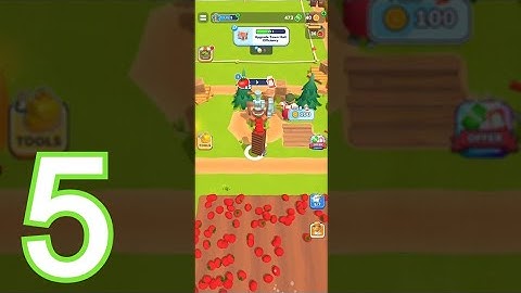 Little farm story idle - Gameplay Walkthrough Part 5 - Rescue villager (iOS/Android)