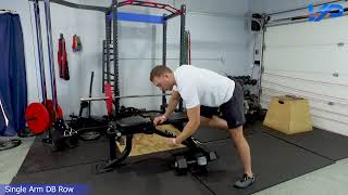 Single‑Arm Dumbbell Row | SA DB Row for Lats, Upper‑Back &amp; Unilateral Pulling Strength