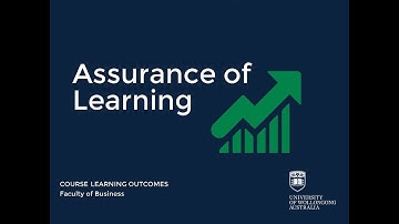 Introduction to Assurance of Learning