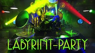 Labyrintparty – robotarna har disco!
