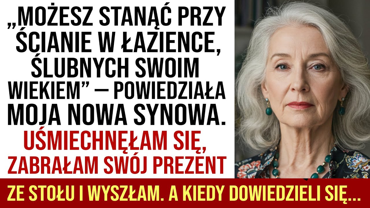 Na Weselu Syna Posadzono Mnie Przy Toalecie — Więc Odzyskałam Prezent i Wyszłam! A kiedy...