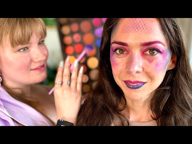 ASMR Mermaid Makeup with @ilovekatieasmr | Real Person Skincare, Styling, Soft Spoken Sleep Aid