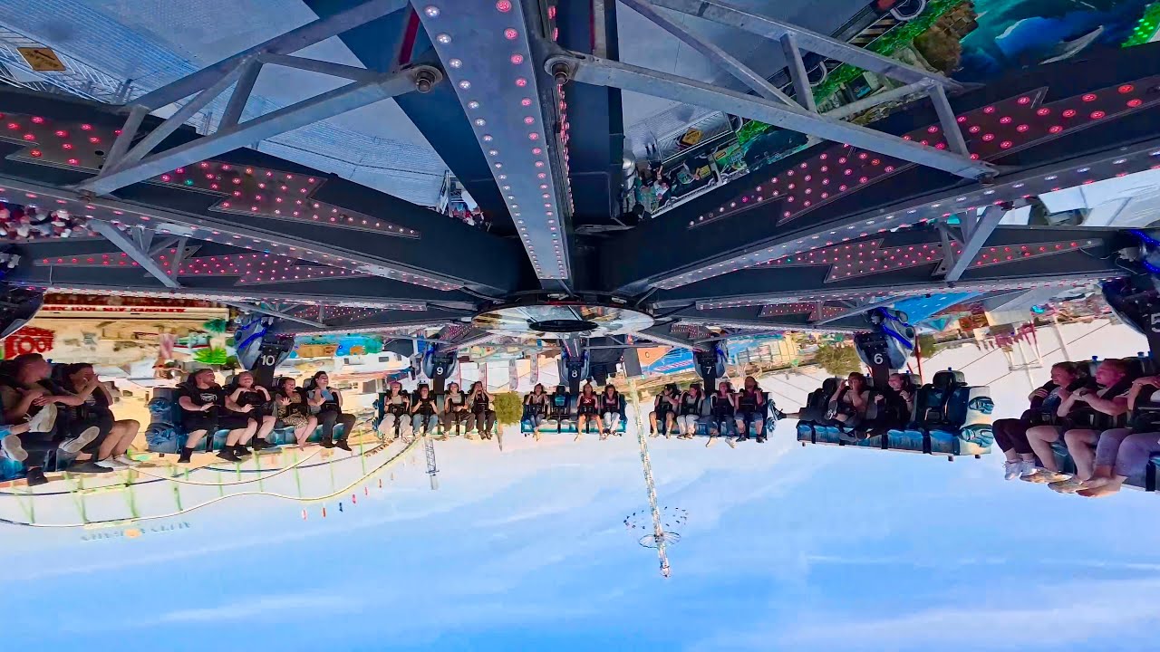 The Most INTENSE Ride in Germany?? Predator (Kaiser) On Ride Rheinkirmes Düsseldorf 2025