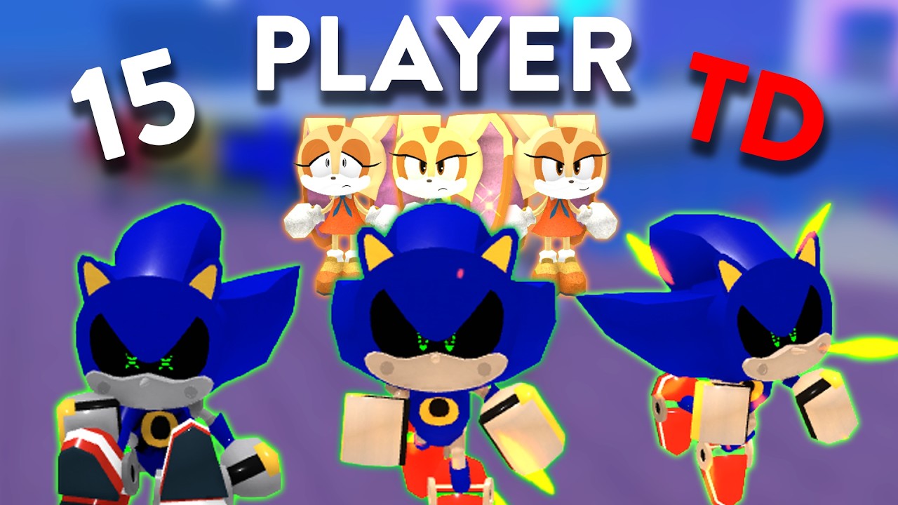 15 Player TD goes hard I Sonic.exe The Disaster