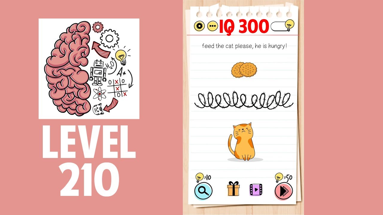 Brain Test Level 210 Walkthrough Youtube