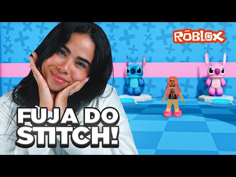 MINHA PRIMEIRA VEZ JOGANDO FUJA DO STITCH NO ROBLOX