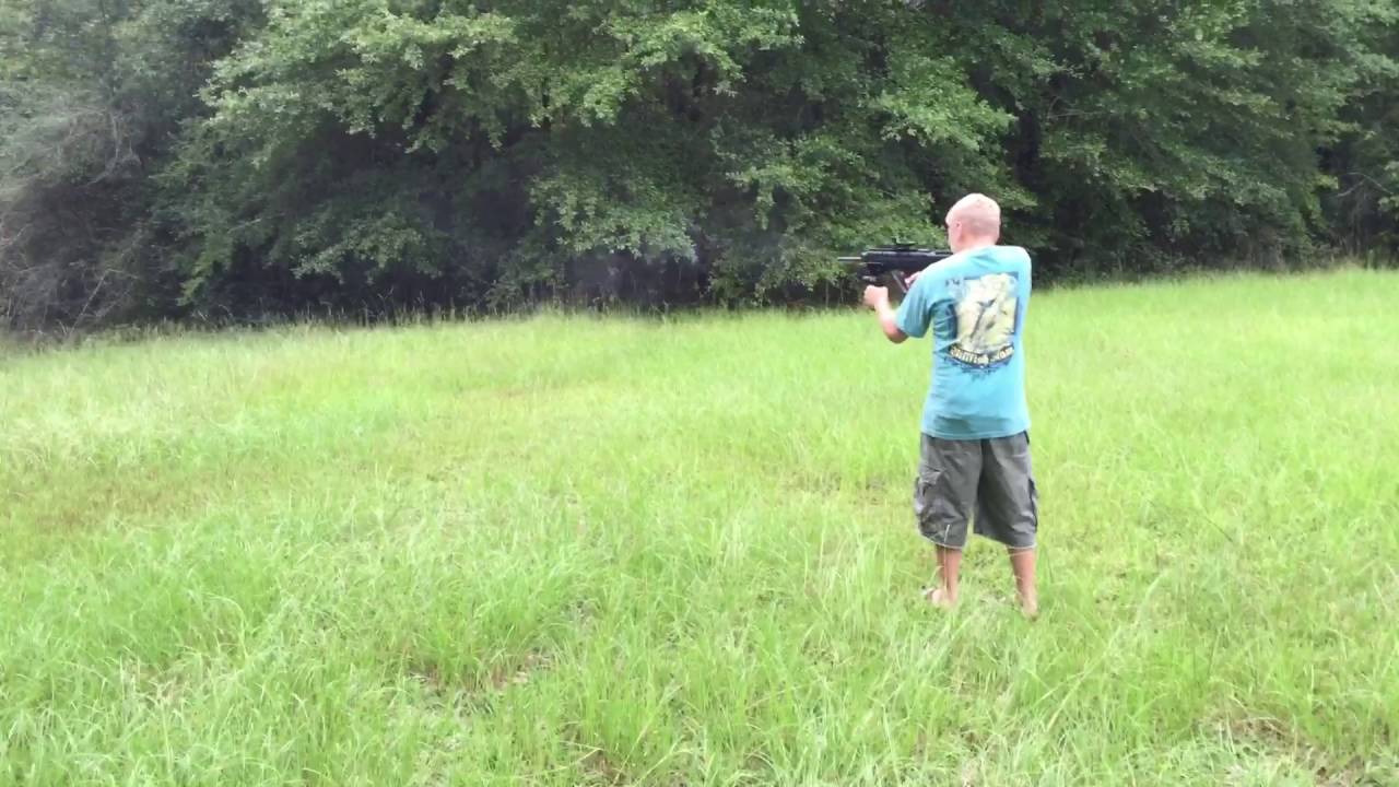 Brett Ray with bullpup