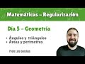 Día 5 - Águlos, triángulos, áreas y perímetros - Regularización en matemáticas