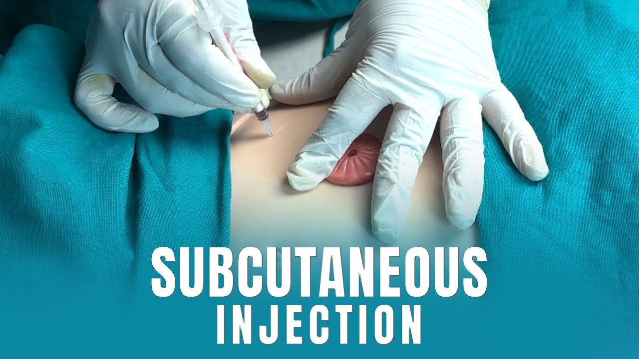 Subcutaneous Injection | Step-by-Step Procedure (Nursing Skill) - YouTube
