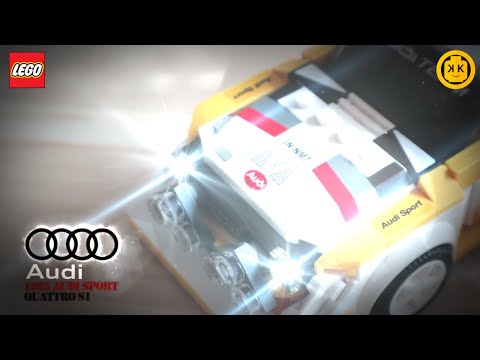 레고 76897 스피드챔피언 아우디 스톱모션 / LEGO Speed Champions Audi Sport quattro S1 Speed Build Stop Motion =크크브릭=