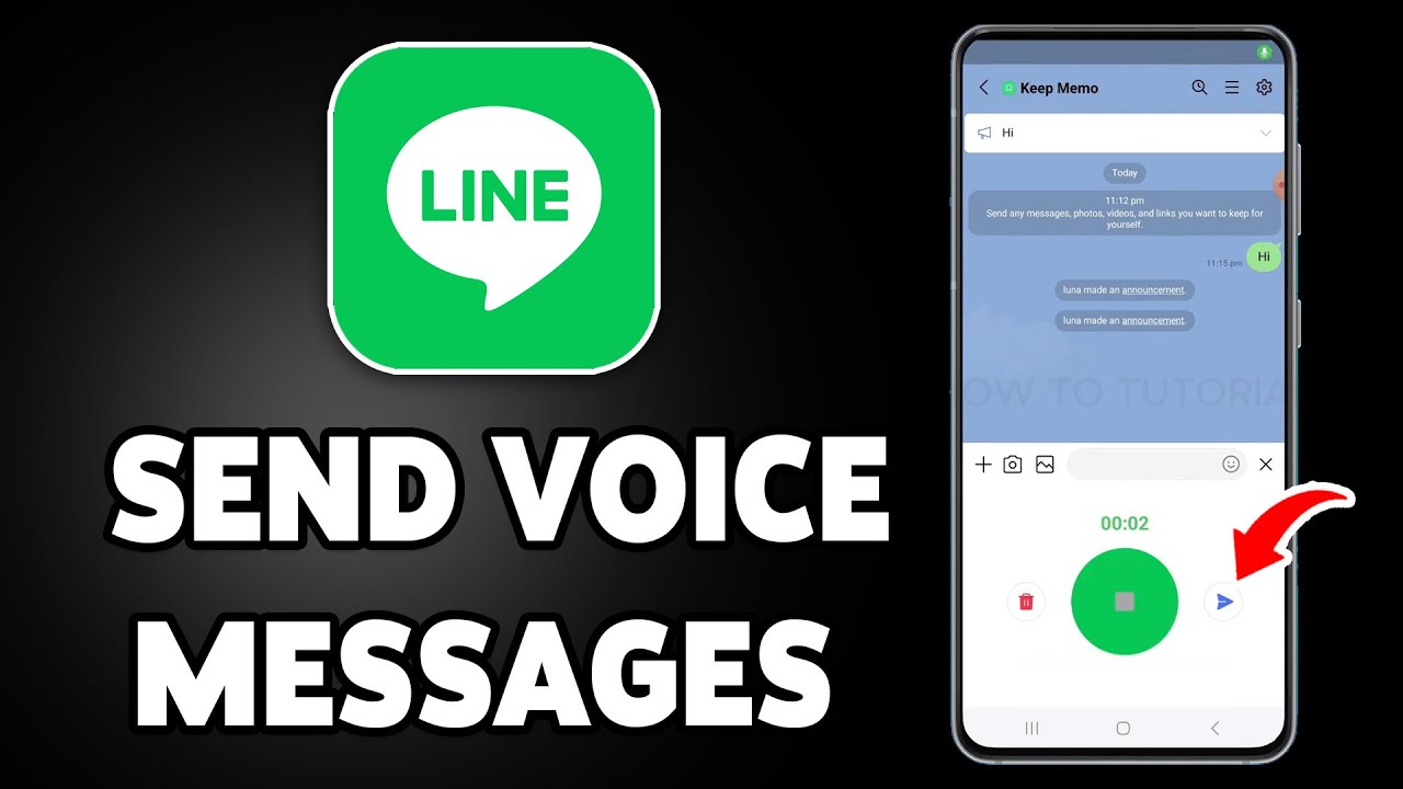 In Line Message How To Send Voice Messages In LINE 2025 | Communicate Quickly With LINE ...