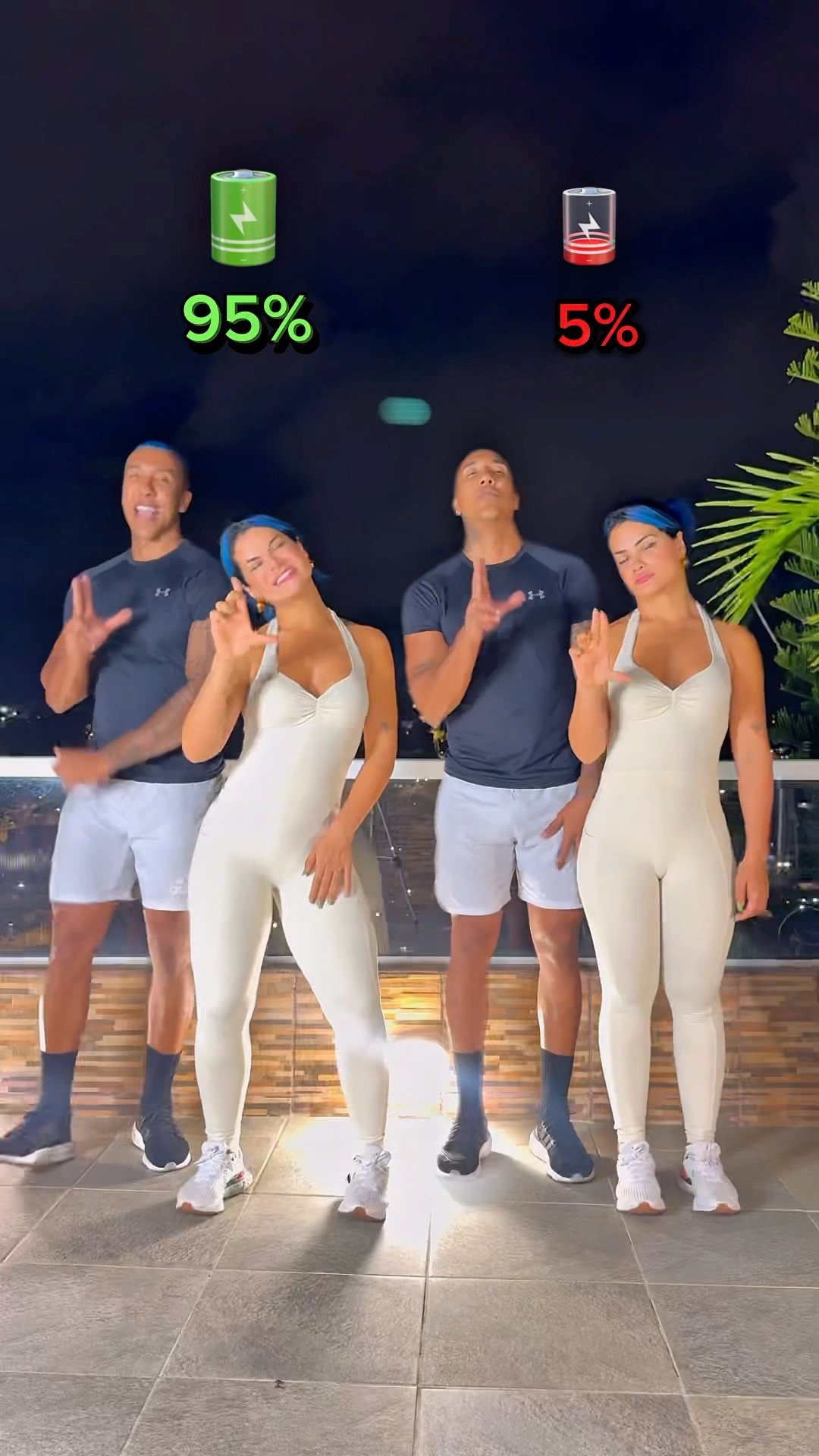 Quantos % está sua bateria? ?? @ApolloSant #dance #entretenimento