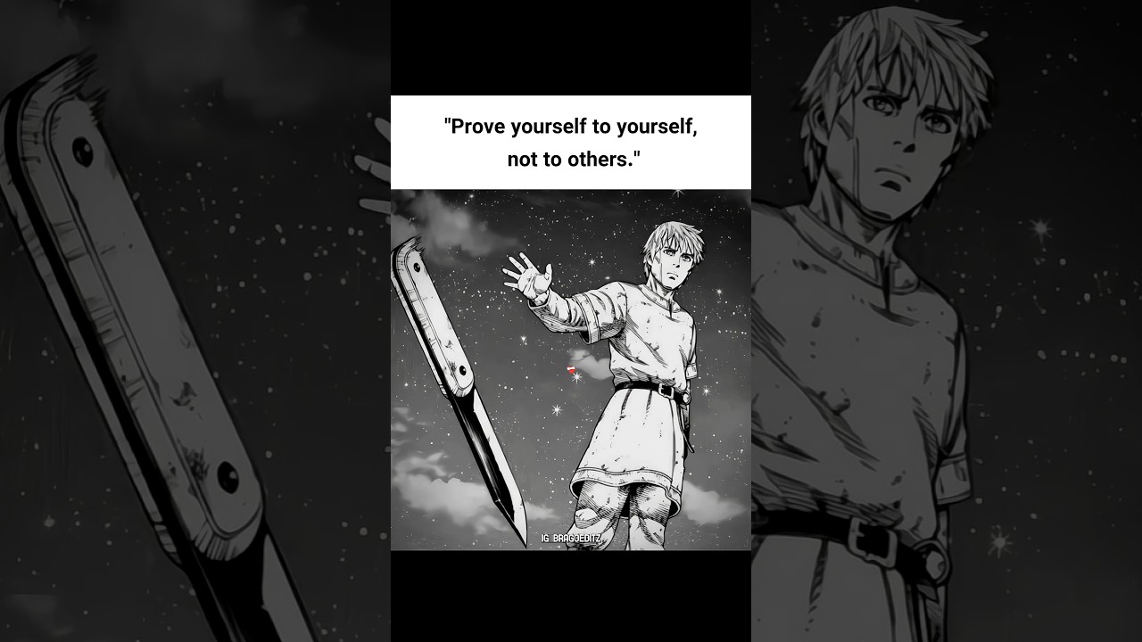 "Prove Yourself to Yourself, Not to Others | Anime Motivation"