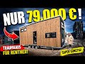 RENTNER 6h EINFAMILIENHAUS NUR 79.000 € fabrikneu mit Baugenehmigung 2026 Tinyhouse Mobi 06 Coconut