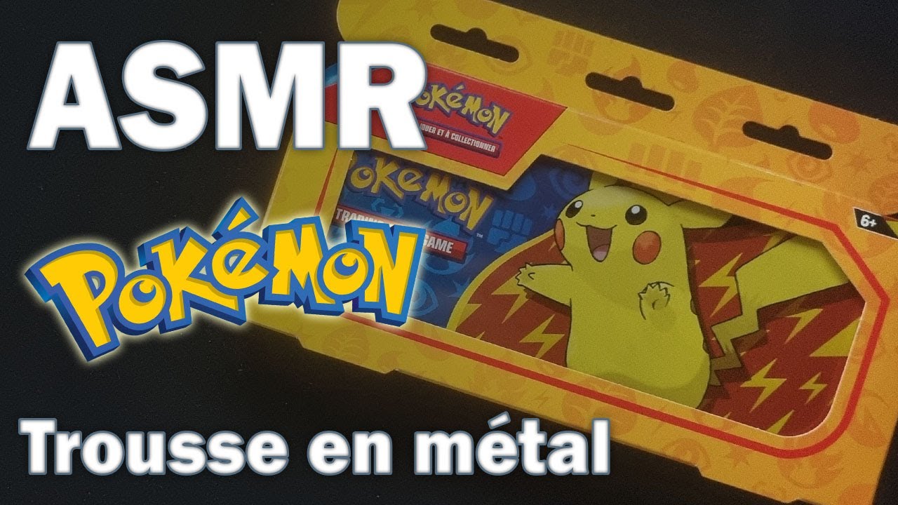 💤 ASMR ~ Trousse en métal - Ouverture Cartes Pokémon 