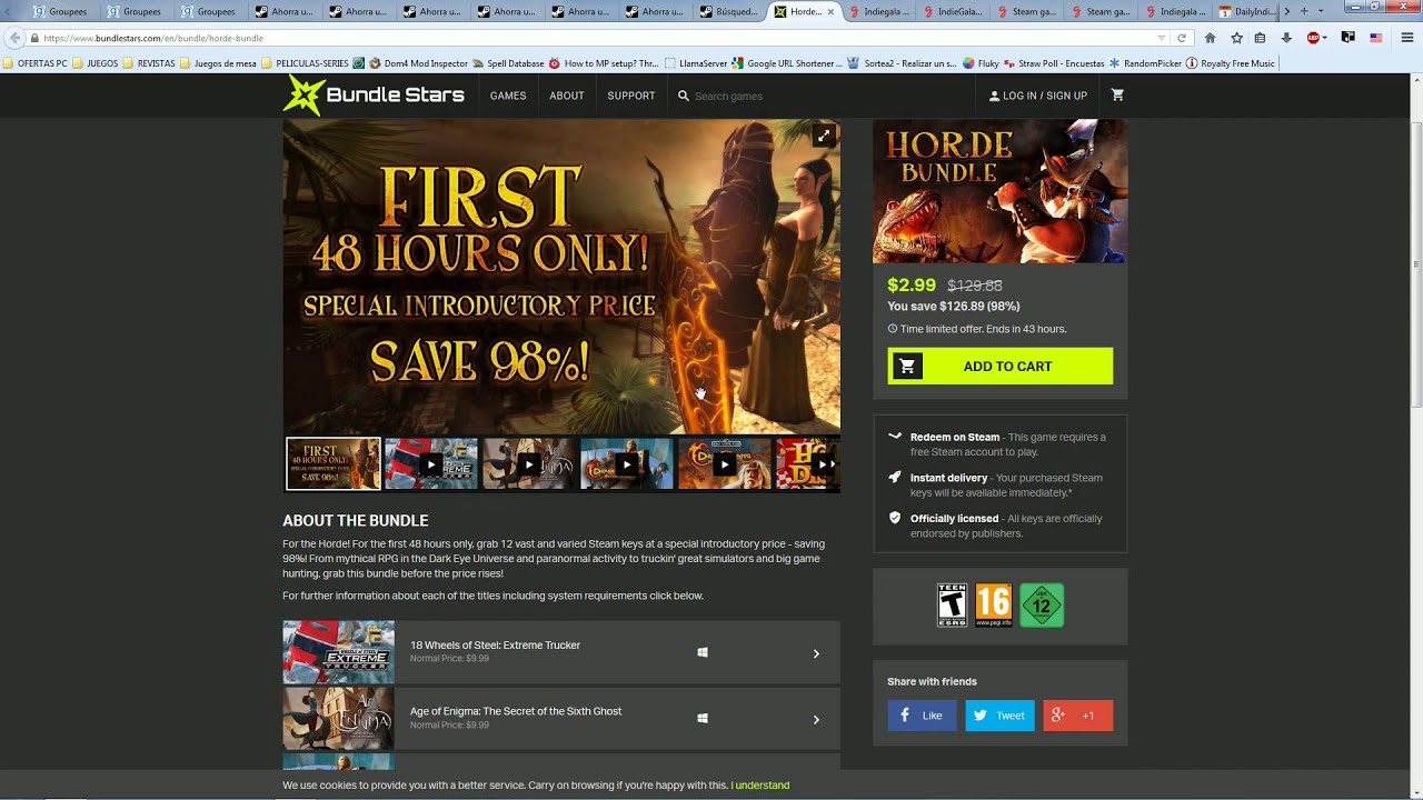 [NOVEDADES] Ofertas Bundles y Juegos GRATIS - Every Monday Bundle, Baldur's Gate y MAS https://www.humblebundle.com/