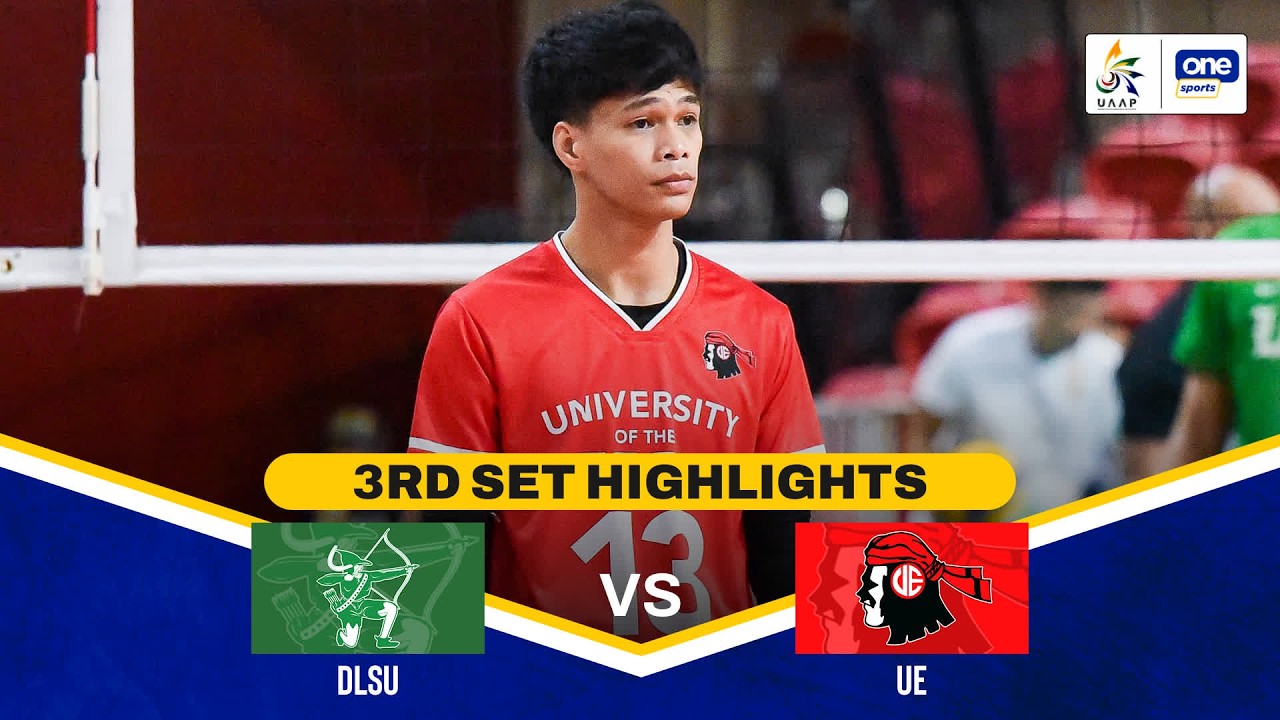 UE vs DLSU | SET 3 HIGHLIGHTS | UAAP SEASON 88 MEN’S VOLLEYBALL | APR ...