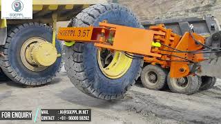 Tyre Handler 3.5 Ton Capacity Sccl Mines By Sgeppl