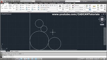 AutoCAD Circle Tangent to Two Lines & Two Circles using Point & Radius, TTR