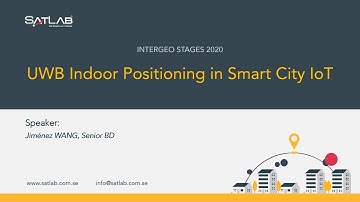 UWB Indoor Positioning in Smart City IoT — INTERGEO STAGES 2020