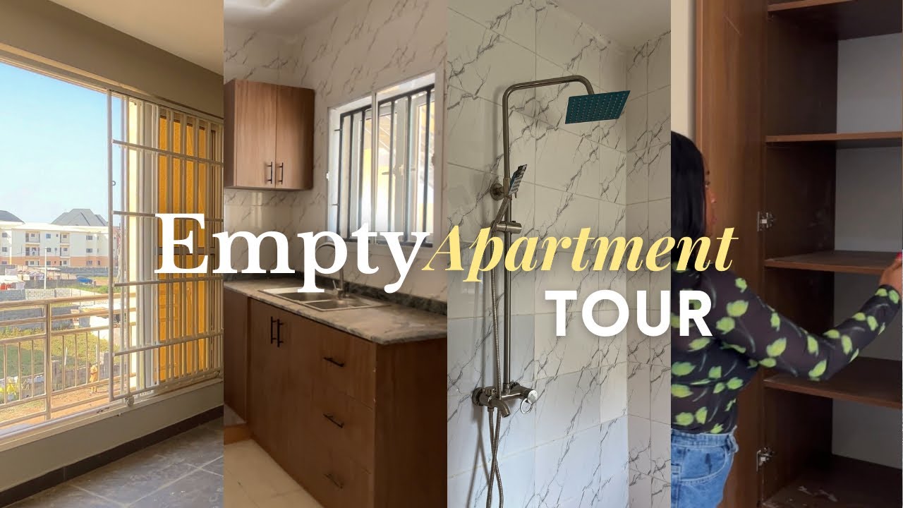 I MOVED! | EMPTY TWO BEDROOM APARTMENT TOUR 2024 | LIVING IN ABUJA