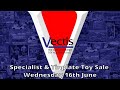 Specialist  tinplate toy sale wednesday 16th june
