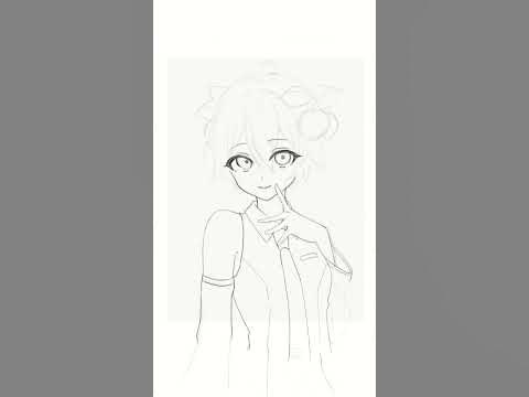 【メイキング】桜ミク 描いてみた🌸 #イラスト #イラストメイキング#shorts
