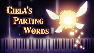 Video thumbnail of "The Legend Of Zelda Phantom Hourglass - Ciela's Parting Words | Piano Tutorial"