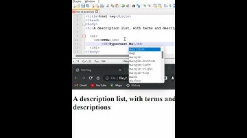 dl tag in html | dt tag in html | dd tag in html | dl dt dd tags in html  #html #code  #tag  #short