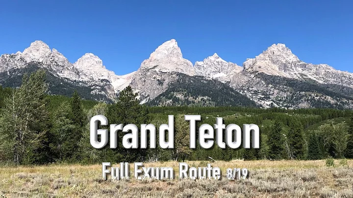 Grand Teton- Full Exum Route 8-19. Rock climbing o...