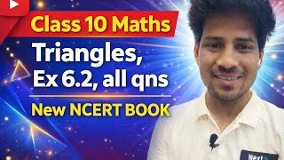 Class 10 - Ex 6.2  Qn 1,2,3,4,5,6,7,8,9,10 NCERT MATHS 🔥 First Free Class 