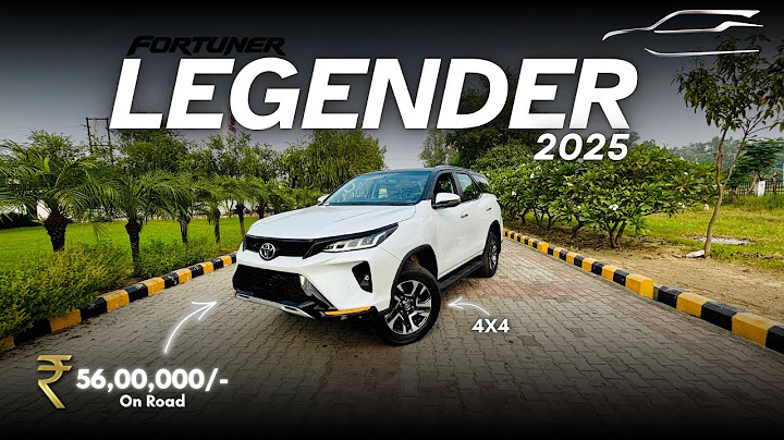 Toyota Fortuner Legender 2025 | Fortuner Legender 4X4 AT | Fortuner 4X4 Top Model
