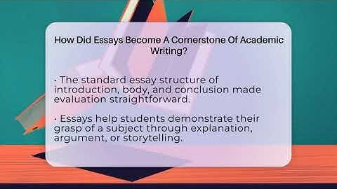 How Did Essays Become A Cornerstone Of Academic Writing? - The Prose Path