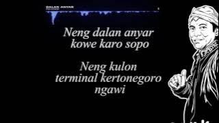 Didi Kmpot - Dalan Anyar Lirik