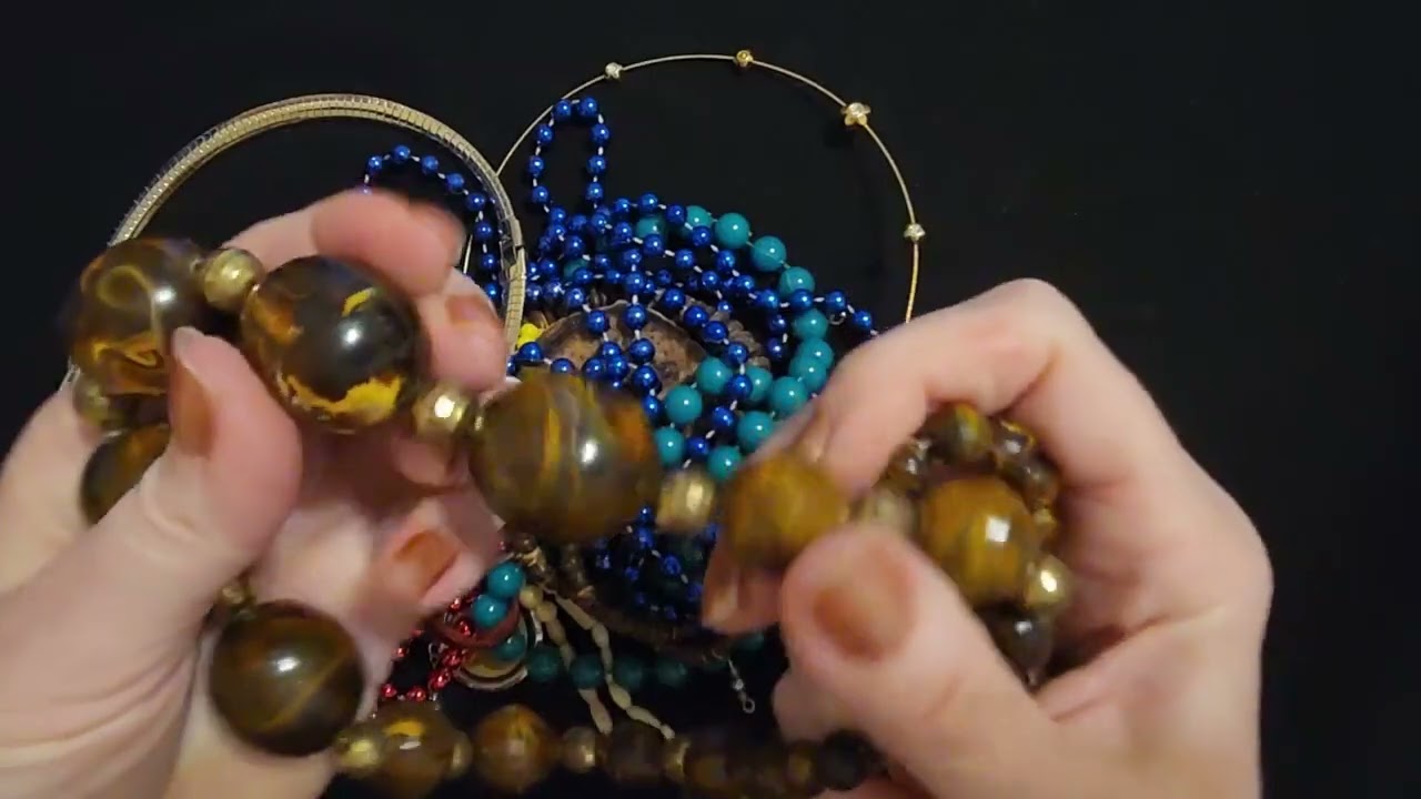 ASMR | Yard Sale Bulk Jewelry Show & Tell 11-19-2024 (Whisper)